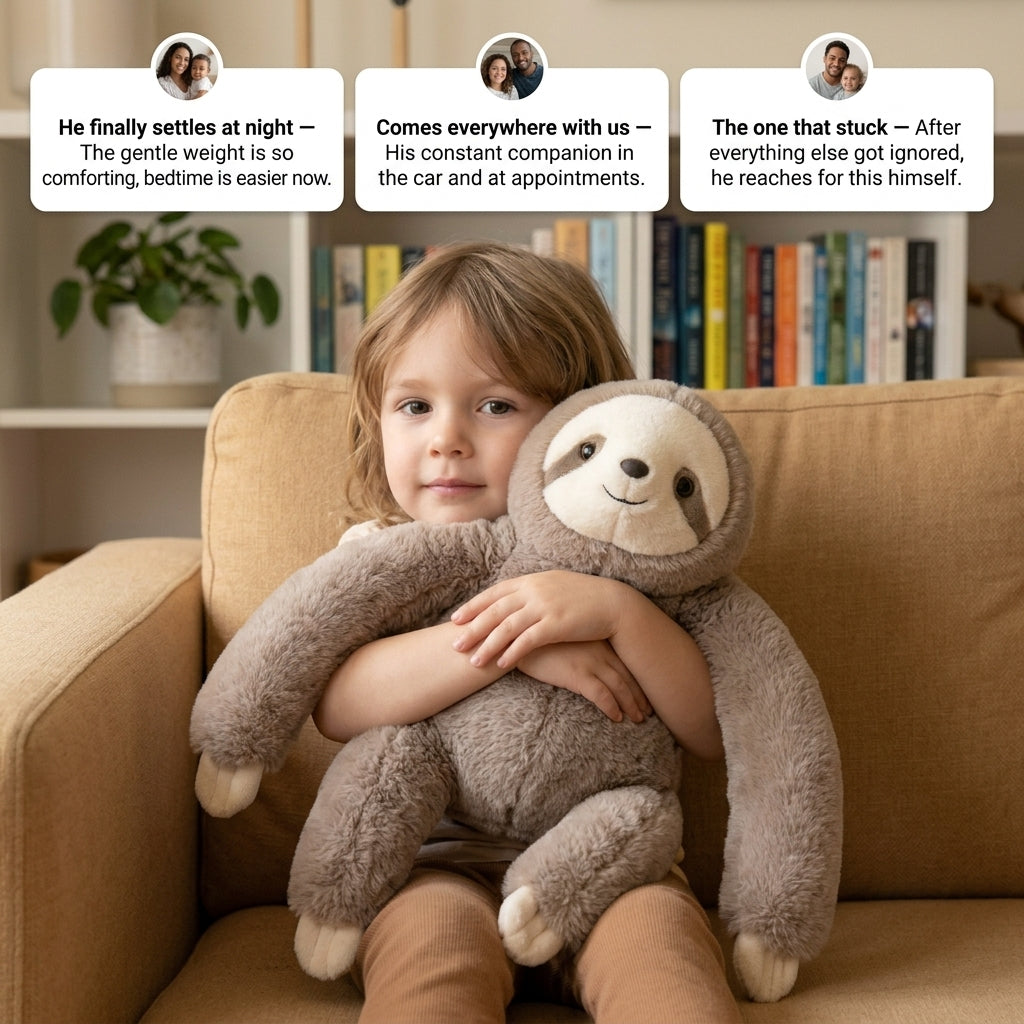 Sage the Sloth Weighted Plush