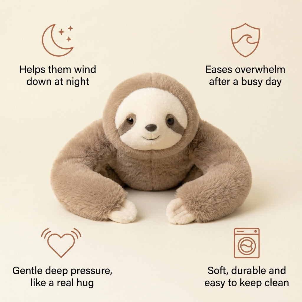 Sage the Sloth Weighted Plush