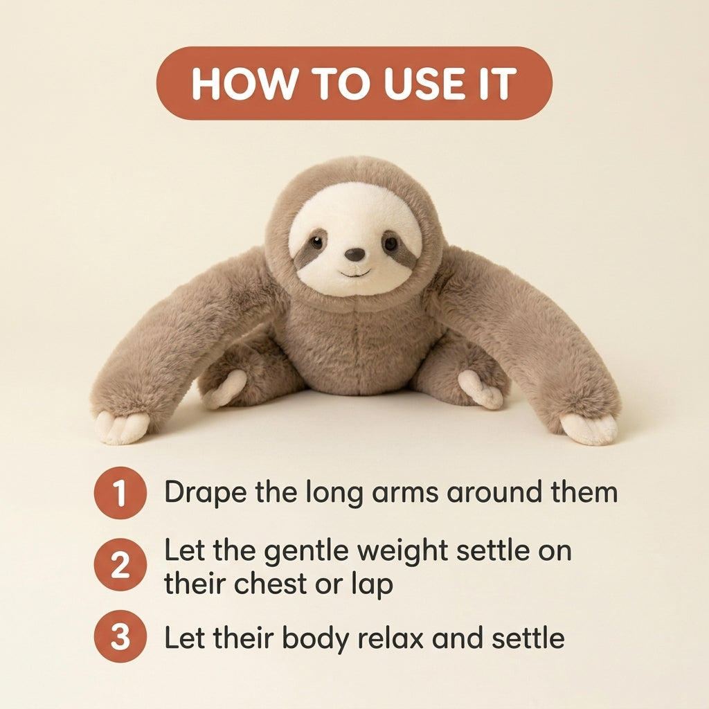 Sage the Sloth Weighted Plush