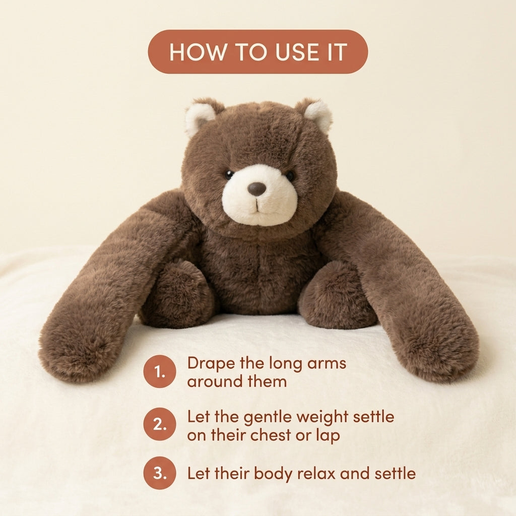 Barney the Bear Weighted Plush